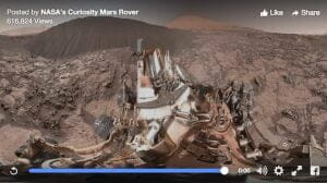 まるで映画。火星の乾ききった360度映像に息を呑む