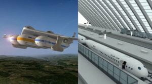飛行機にも鉄道にもなるハイブリッド運送システム「Clip-Air」