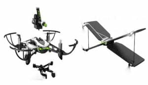 スターウォーズのXウイングのようなミニドローン、Parrotから登場