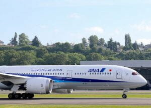 ANA、9月は欠航なし　ボーイング787のエンジントラブル対応