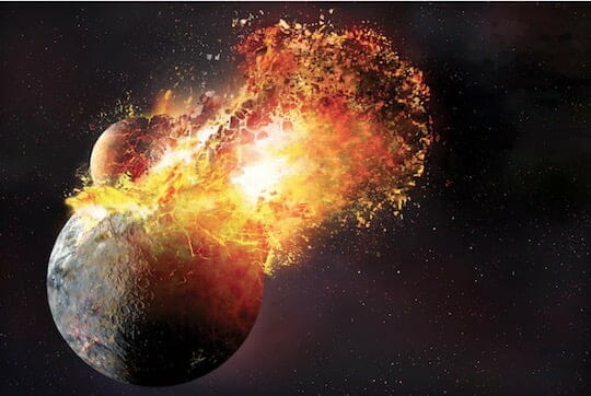 月を作った地球への隕石衝突 予想以上の恐るべき衝撃だった 研究報告より Sorae 宇宙へのポータルサイト