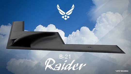 エイっぽい米次世代ステルス爆撃機「B-21」、愛称は「レイダー」に決定