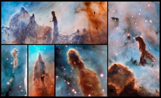 宇宙の絵画 イータ カリーナ星雲 を捉えた画像が美しすぎる Sorae 宇宙へのポータルサイト