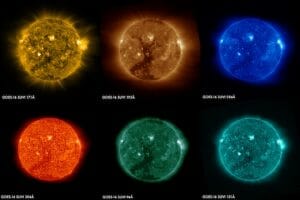 まるで太陽のボンボン菓子。静止気象衛星「GOES-16」がコロナホールを初観測