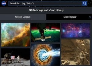 NASA、宇宙関連画像や動画、オーディオの巨大ライブラリを公開