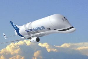 ベルーガXLは「笑顔のクジラ」デザインに　エアバスの超大型輸送機