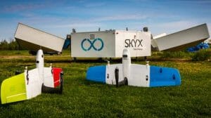 SkyXの「ドローン充電ステーション」で長時間飛行を実現へ
