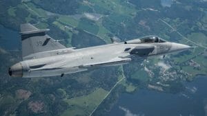 サーブの次世代戦闘機「グリペンE」が初飛行　スウェーデンの空を飛ぶ