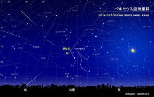 「ペルセウス座流星群」8月13日4時頃に極大! 三大流星群の今年の観測条件は?