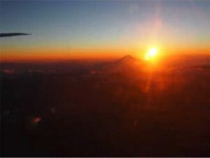 ANA、2018年初日の出フライト実施へ　初日の出と富士山を見ながら遊覧