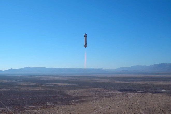 画像で見る、宇宙旅行用「ニュー・シェパード」新型ロケット&宇宙船の打ち上げから着陸まで 2 20171214nns25