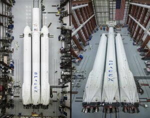 スペースXの巨大ロケット「ファルコン・ヘビー」ついにお披露目　2018年1月打ち上げ予定