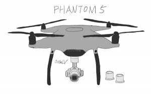 Phantom 5にホワイト色はなし？　グレー・アルミニウム／ブラック色を採用か
