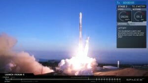 スペースX「ファルコン9」打ち上げ成功 Iridium Next投入もフェアリングは回収できず