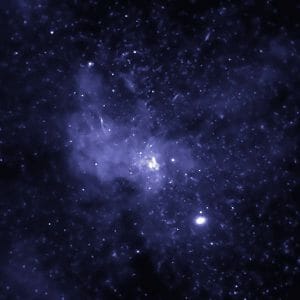 天の川の中心に集まるブラックホール