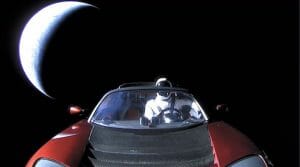 スペースXが打上げたマネキン「スターマン」火星軌道を超える