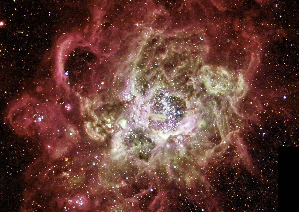 淡く華やかに広がる巨大な天体「NGC 604」