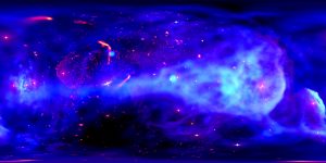 あなたのスマホで見てみよう！超大質量ブラックホール周囲の様子を360度映像で再現
