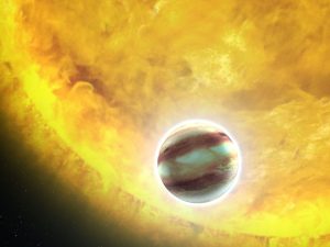 ルビーやサファイアの雲を纏う巨大ガス惑星