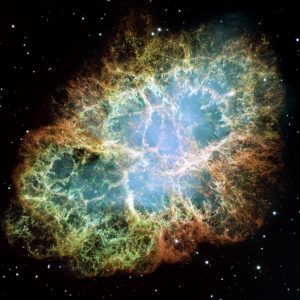 かに星雲から放たれる高エネルギーのガンマ線。広い領域から届いていたことを初確認