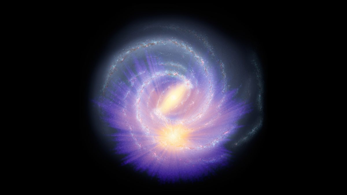 1億5000万個もの恒星の位置を調べて浮かび上がった”天の川銀河中心の棒状構造”