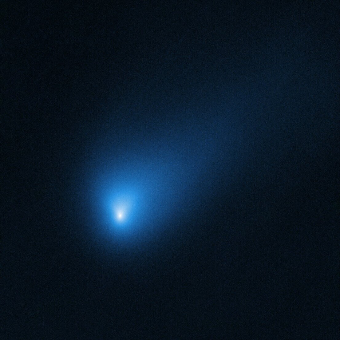 「ハッブル」宇宙望遠鏡が2019年10月12日に撮影した「ボリソフ彗星」（Credit: NASA, ESA, D. Jewitt (UCLA)）