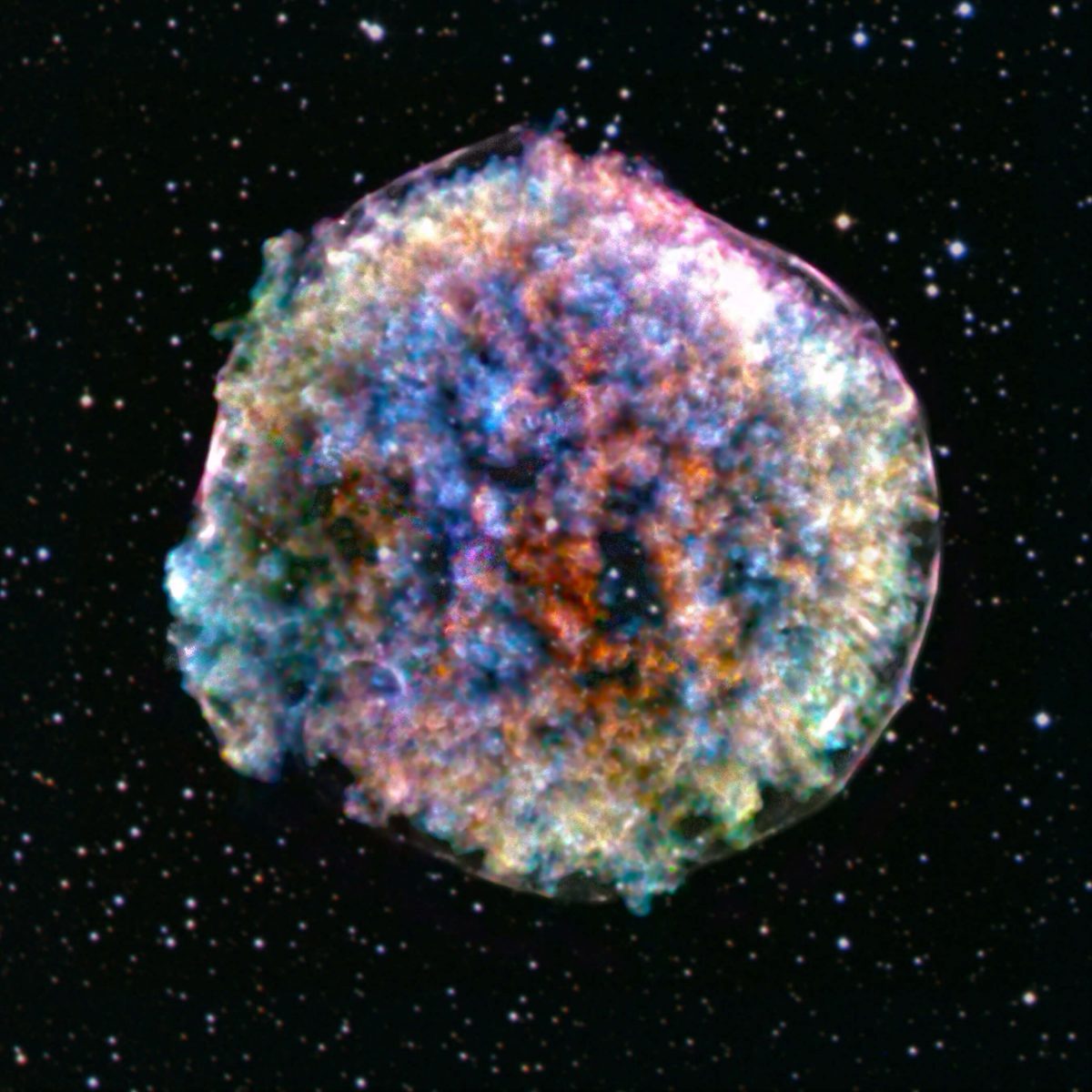 ティコの超新星残骸は可視光では見えない