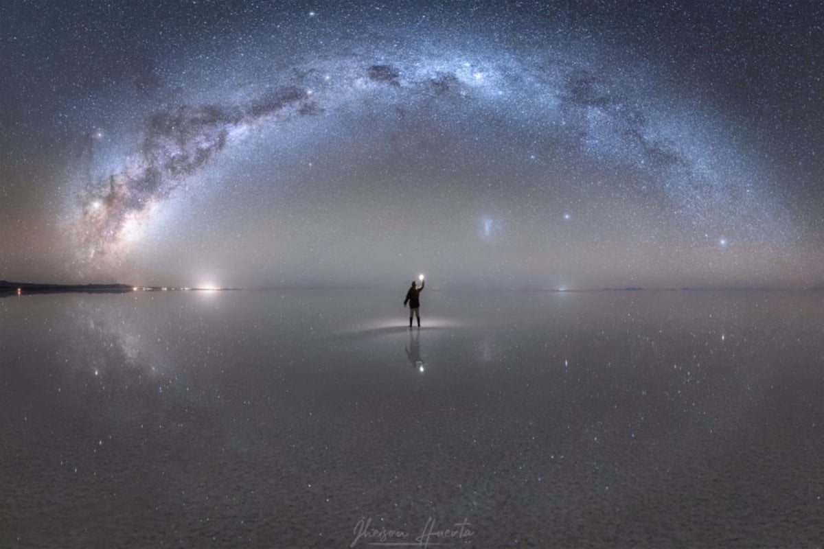世界最大の 鏡 になるウユニ塩湖に映る天の川 Sorae 宇宙へのポータルサイト