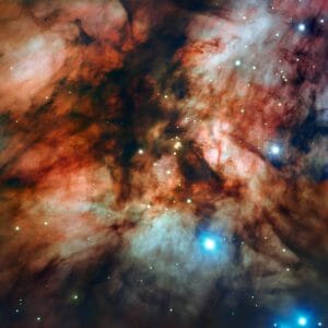 大規模な星形成領域の一部分「RCW 36」