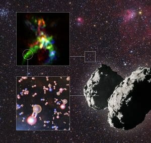 彗星で見つかった「リン」の起源、アルマ望遠鏡と探査機の観測から判明