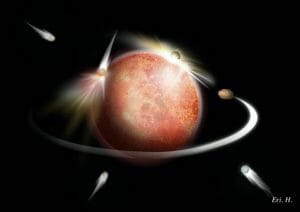 火星の衛星表面から”火星地表のサンプル”を採取できる可能性が示される