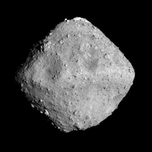 小惑星探査機「はやぶさ2」が撮影したリュウグウ（Credit: JAXA、東京大学など）