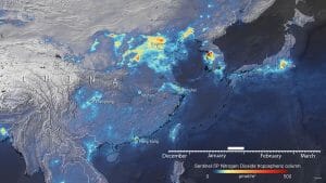 新型コロナウイルスの影響は宇宙からも見えている