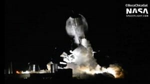 スペースXのスターシップSN1、圧力テスト中に破裂