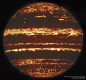 木星大気の内側を「ラッキー・イメージング」を用いた赤外線画像で探る