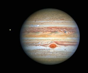木星とエウロパのツーショット。ハッブル宇宙望遠鏡が撮影した最新画像