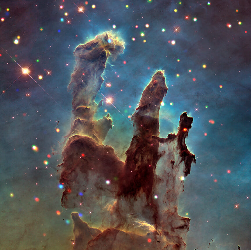 「わし星雲（M16）」の南側にある「創造の柱」