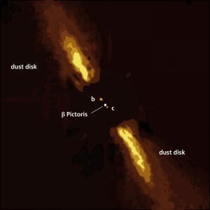 63光年先の太陽系外惑星「がか座ベータ星c」の直接観測に成功