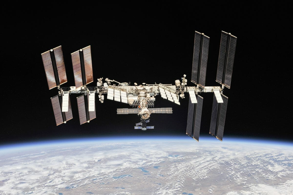国際宇宙ステーション（ISS）。2018年10月撮影