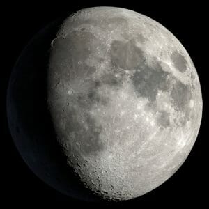 2021年の元旦から大晦日までの「月の満ち欠け」を再現した5分動画