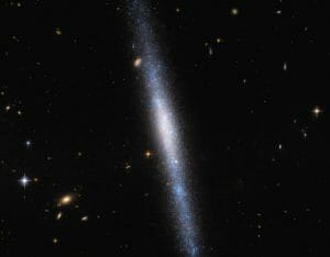まるで滝の流れのよう。ろくぶんぎ座の渦巻銀河