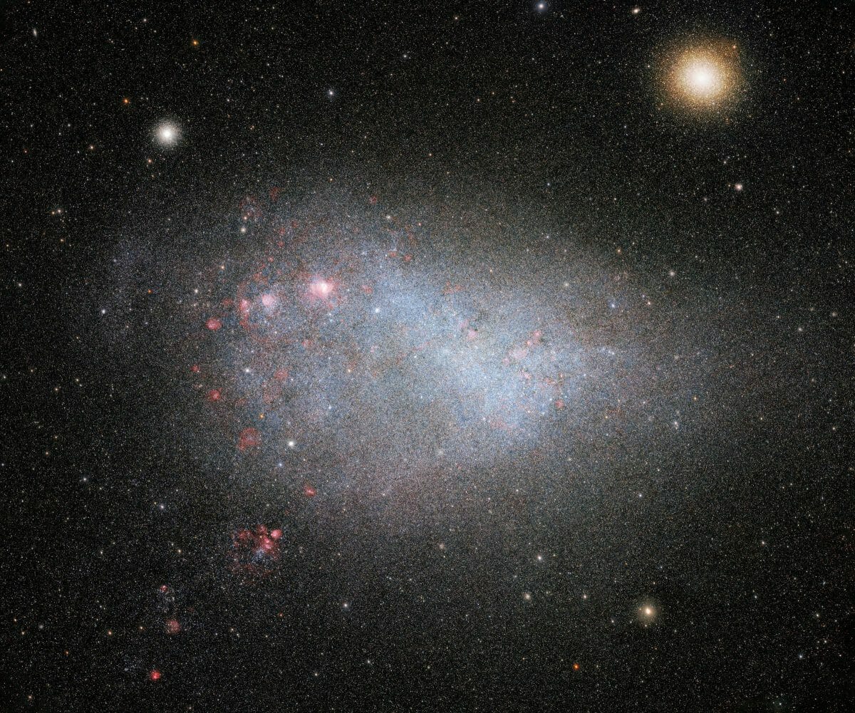 セロ・トロロ汎米天文台で撮影された「小マゼラン雲」