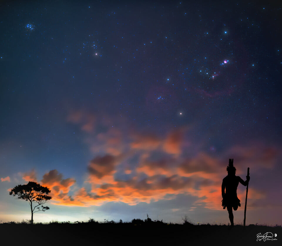 星座線なし：A Historic Brazilian Constellation（Credit: Rodrigo Guerra））