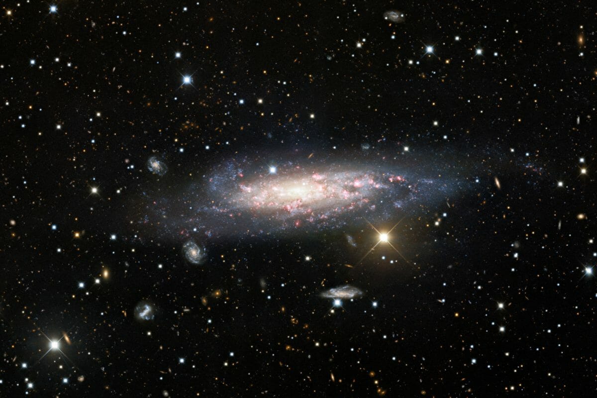 渦巻銀河「NGC 1003」（Credit: KPNO/NOIRLab/NSF/AURA）
