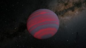 約1時間で1回自転する褐色矮星が確認される。限界に近い自転速度か