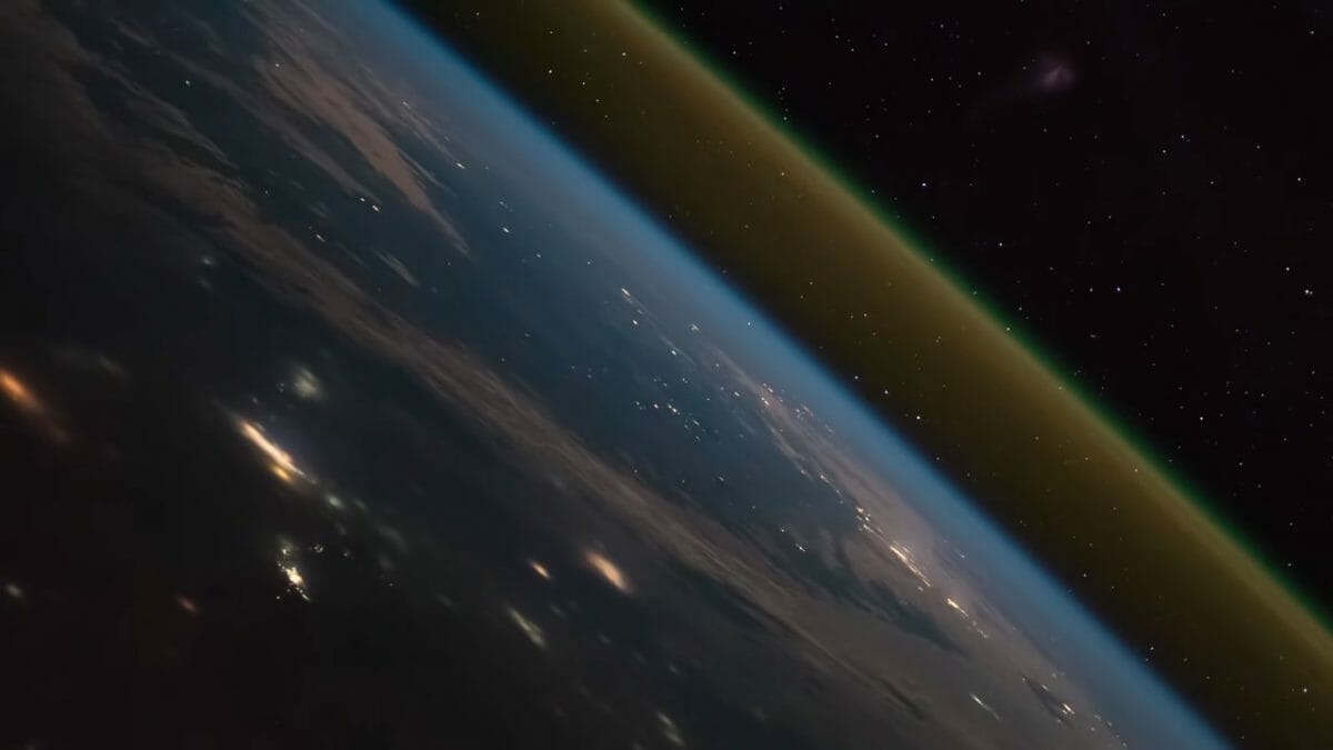 宇宙から見たロケット打ち上げ光景　ISSからの眺望が美しい動画