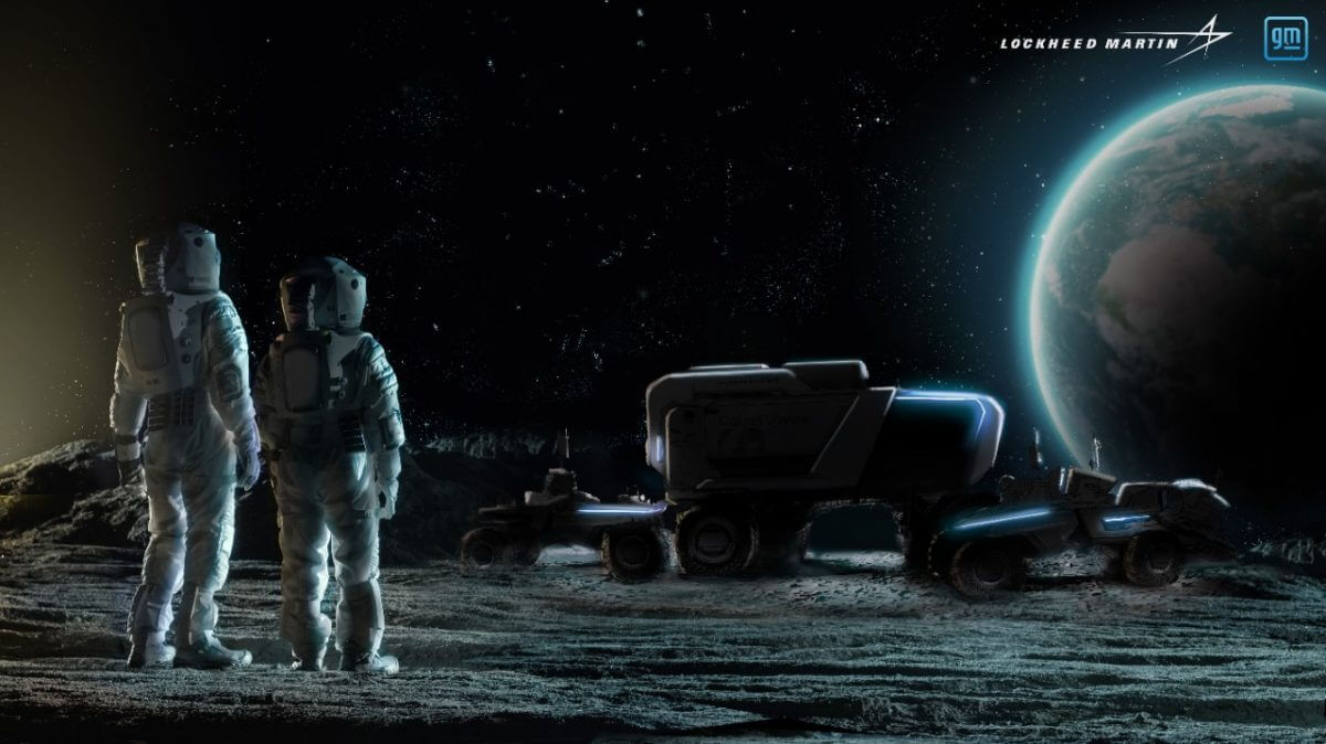 ロッキードマーティンとゼネラルモーターズが共同で月面車を開発（Credit: General Motors/ Lockheed Martin）
