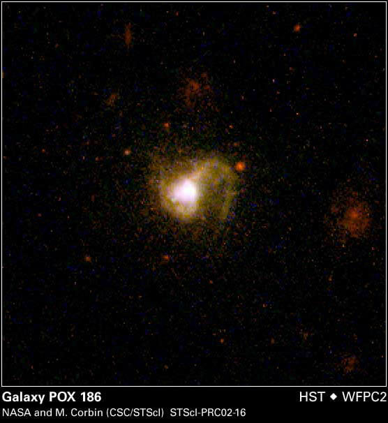 おとめ座の矮小銀河「Pox 186」