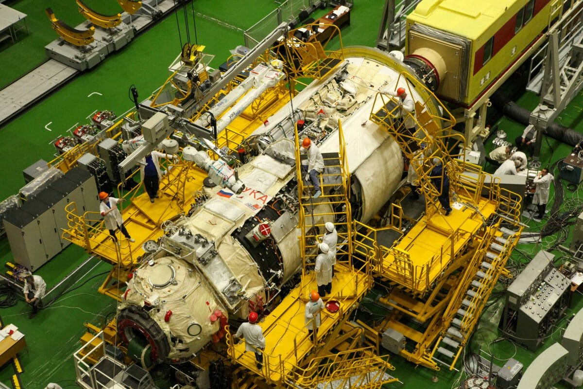今夏打ち上げ予定のISS新モジュール「ナウカ」にロボットアームが取り付けられる