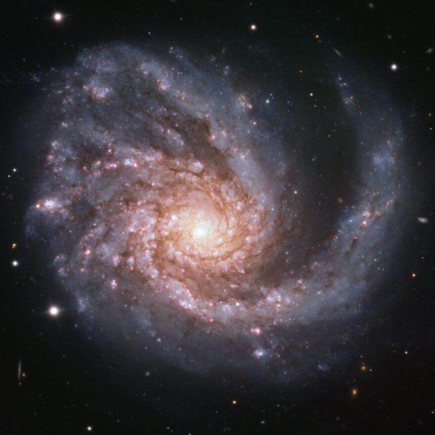 力強い渦巻腕。“かみのけ座”のグランドデザイン渦巻銀河「NGC 4254」
